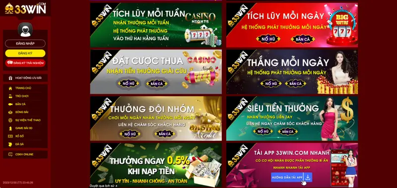 Những Sự Kiện Khuyến Mãi Nổi Bật Tại 33WIN