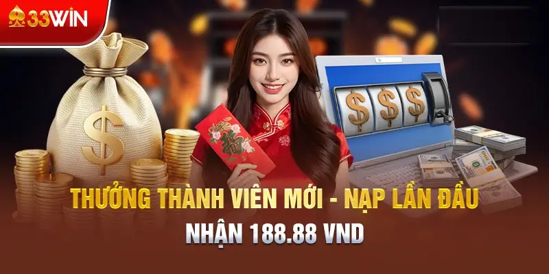 Thưởng Nạp Đầu Tại 33win